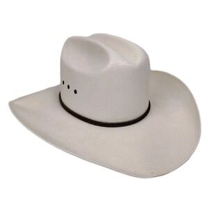 VTG Resistol 6X Long Oval Hat 7-1/4 "Self-Conforming" Genuine Shantung Panama US